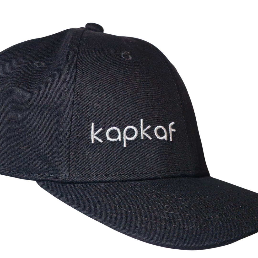 KAPKAF Curly Cap coton NOIR