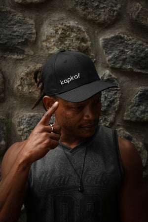 KAPKAF Curly Cap coton NOIR