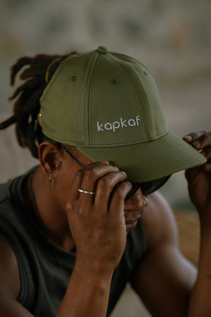 KAPKAF Curly cap coton KAKI