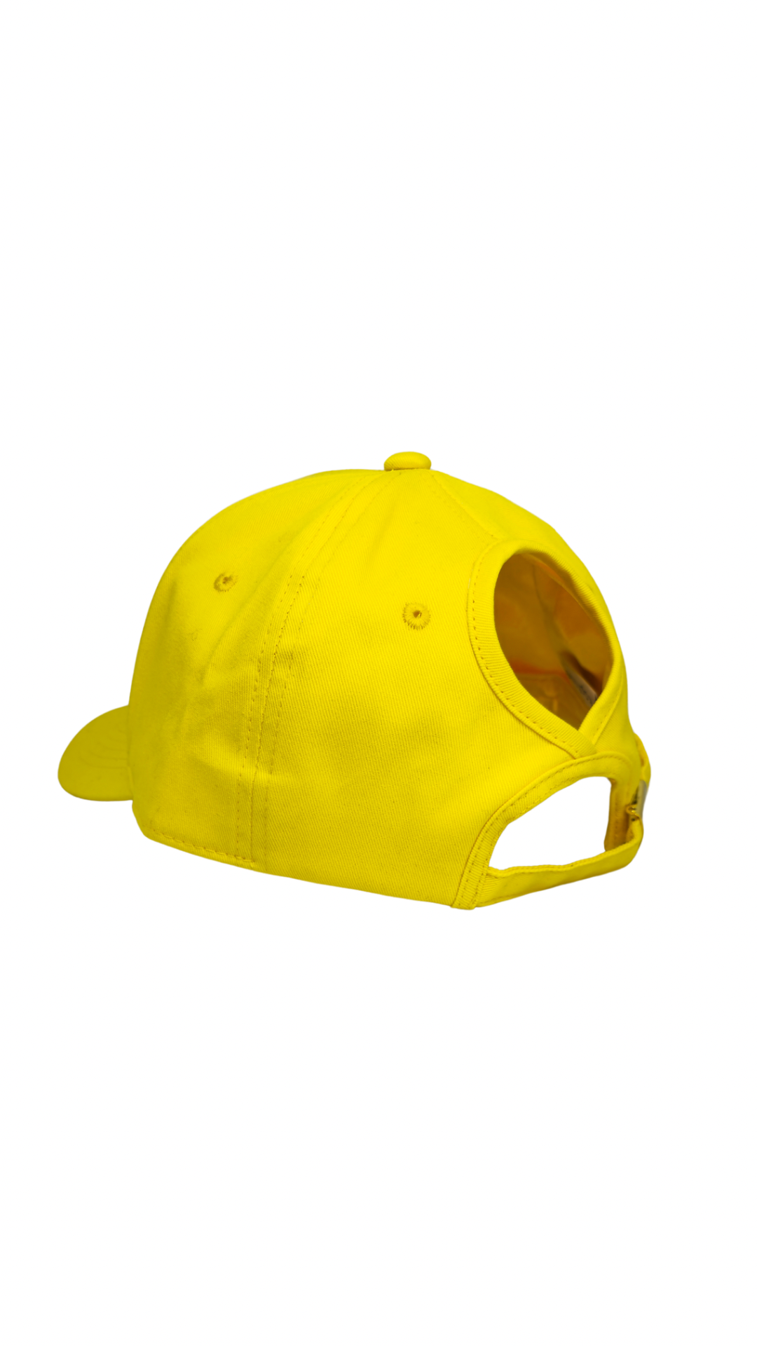 JAUNE CANARI Pony cap coton